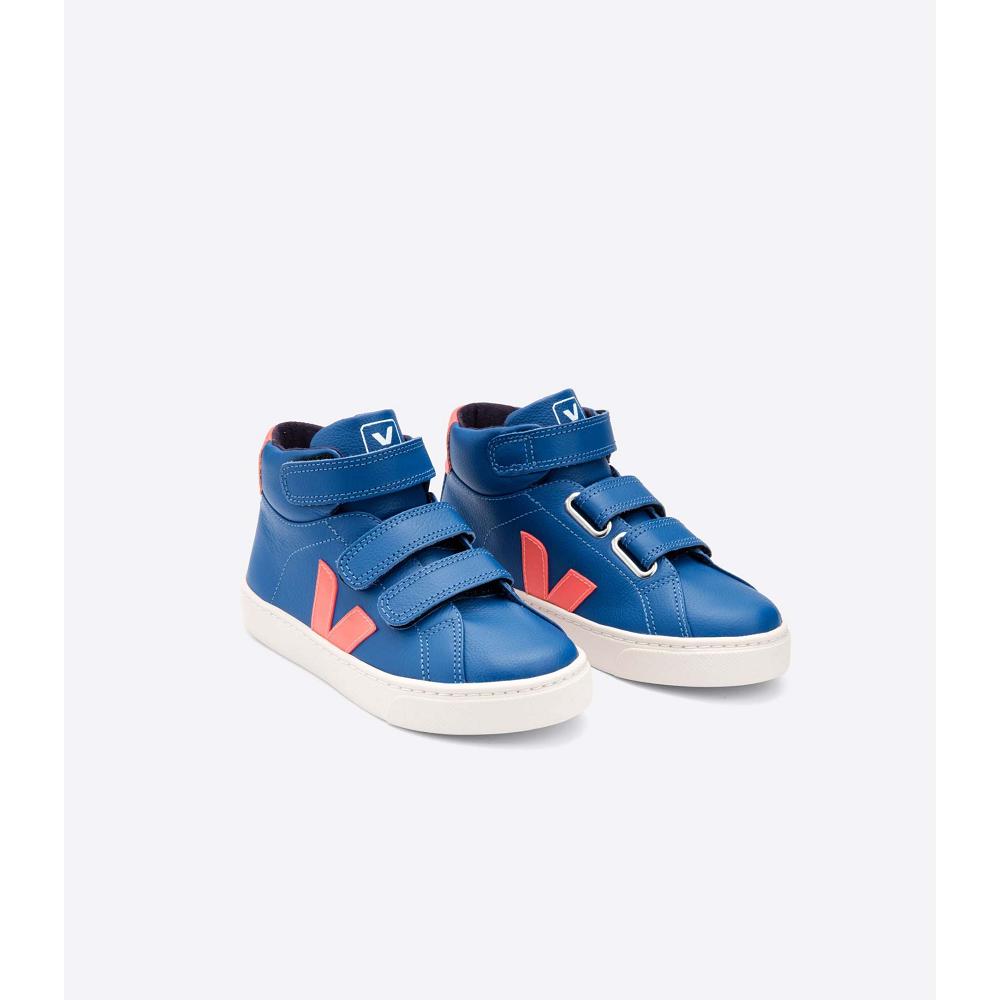 Veja ESPLAR MID CHROMEFREE Schoenen Kinderen Blauw | NL 737RVD